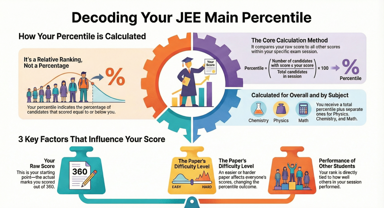 JEE MAIN Percentile - JOSAA Counselling